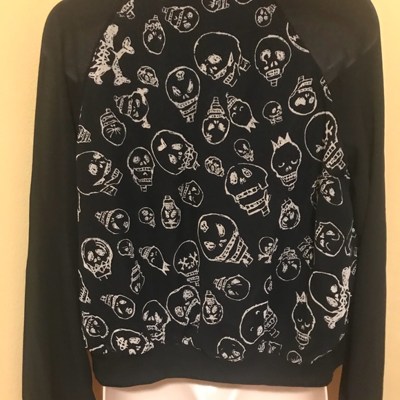 skull bomber jacket - Picture 2 of 3